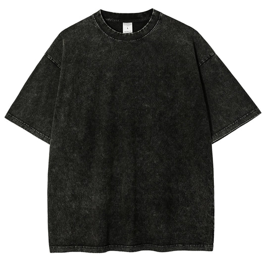 【Customizable】The Walking DAD- Washed T-shirt With large-scale pattern designs