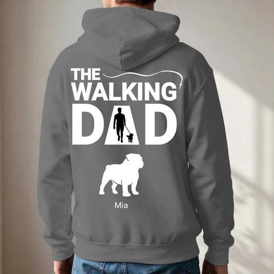 【Customizable】The Walking DAD- Hooded Sweatshirt shirt With large-scale pattern designs