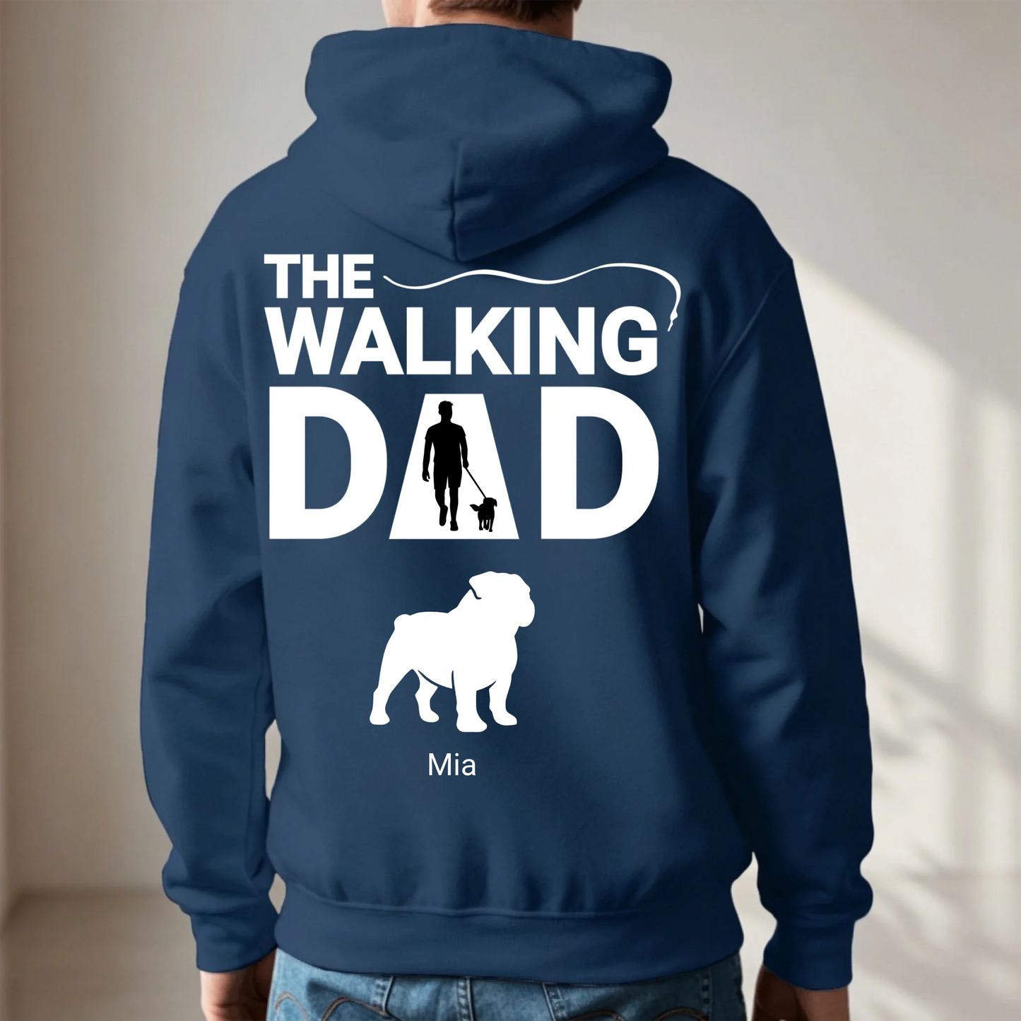hoodie-navy blue