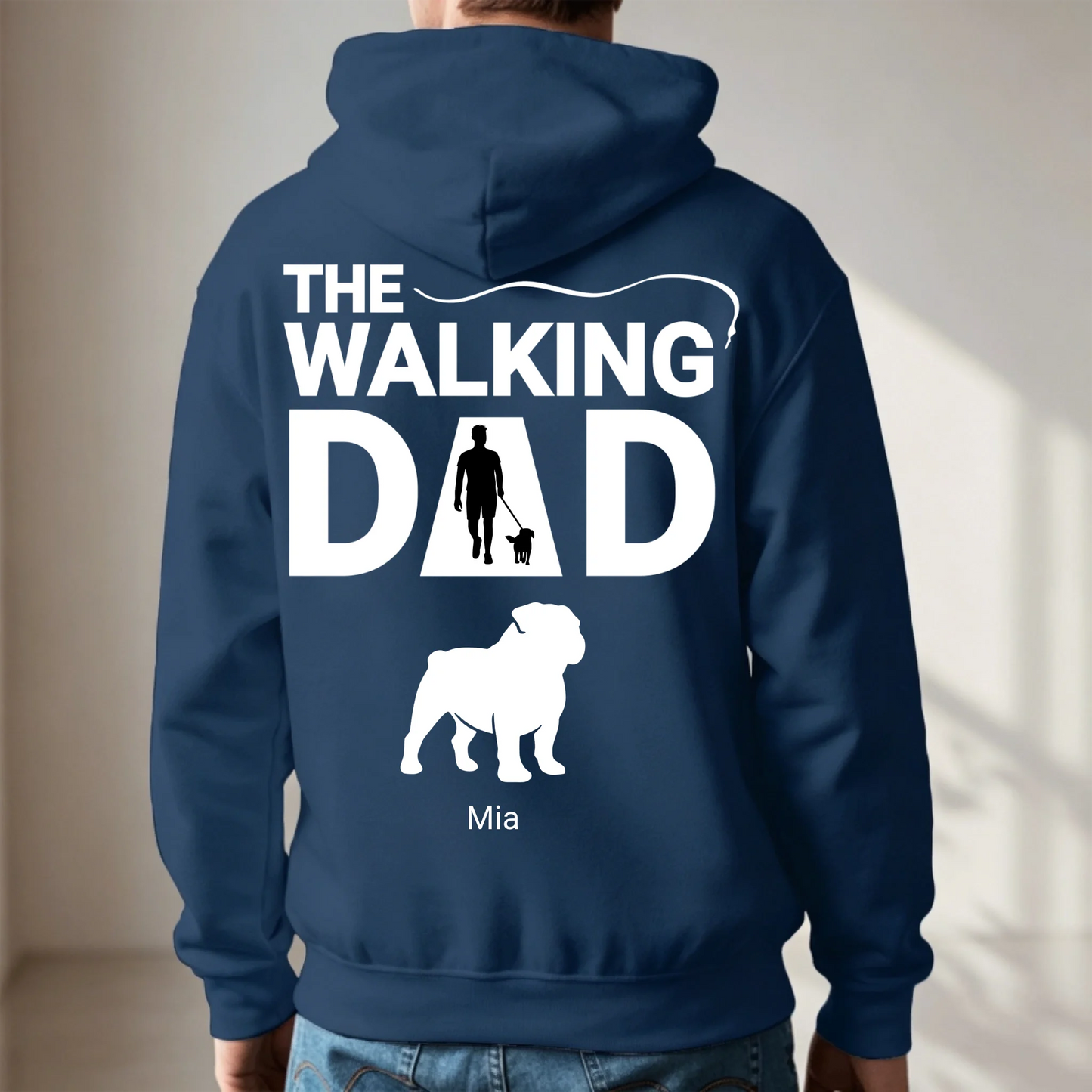 hoodie-navy blue